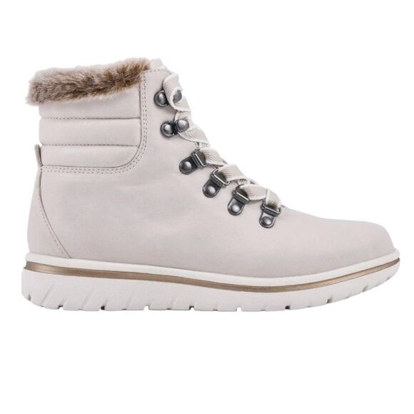 Cliffs Women Hallett Lace-Up BootiesWinter White Cushioned classic hiker Size 7 - Picture 1 of 10
